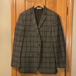 Lineage Charcoal Checkered Men's Sport Coat